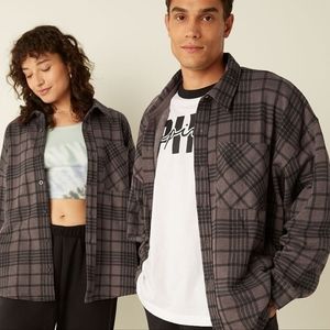 Victoria's Secret Pink Plaid shacket